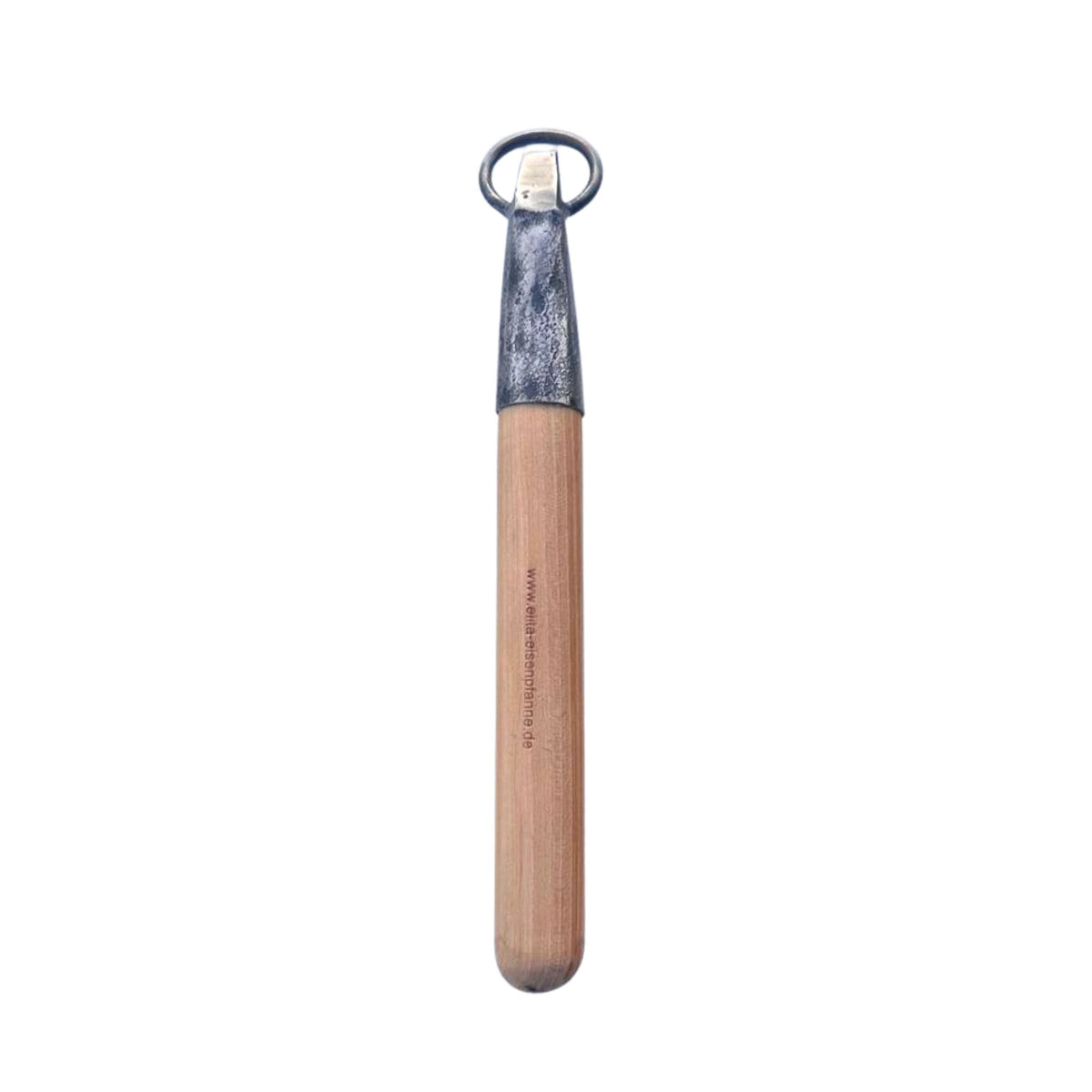 Pfannengriff handgeschmiedet aus Ulmen-Holz Länge 25 cm für Elita Eisenpfanne